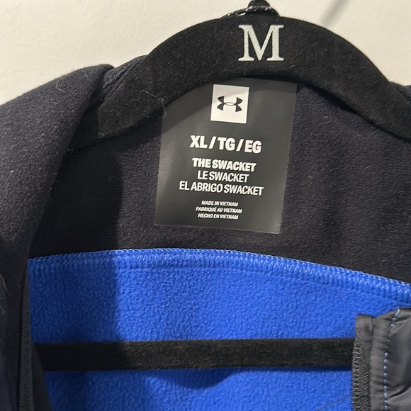 Under Armour Black and Blue Performance Jacket - Picture 2 of 5